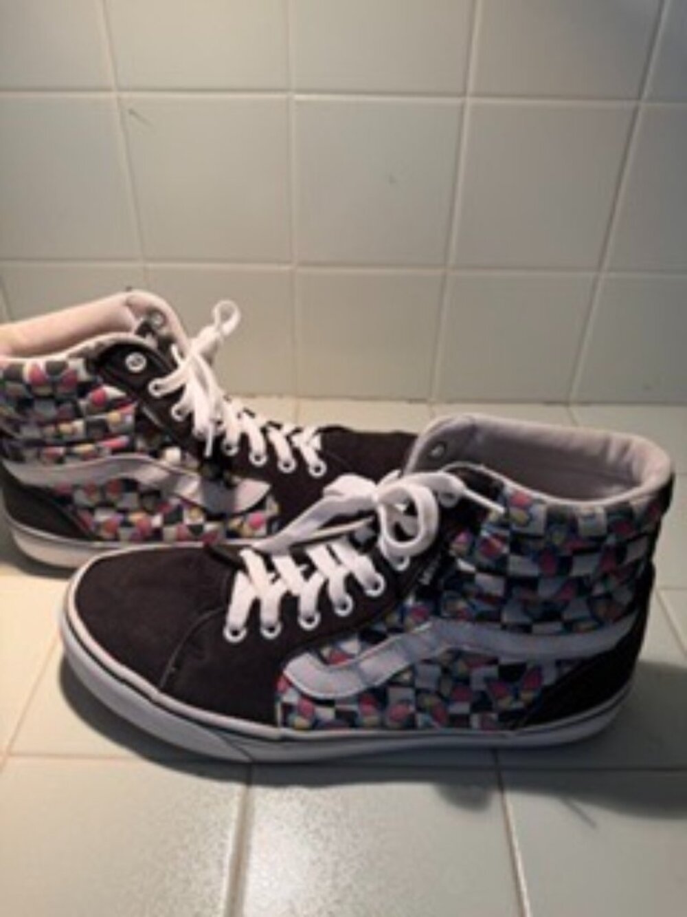 Vans SK8 Hi Top Black Suede Butterfly Sneaker